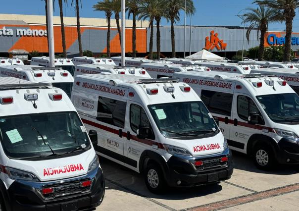 BCS recibe 25 ambulancias de última generación y más de 690 apoyos