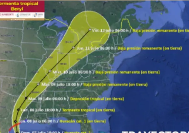 Tamaulipas en alerta por tormenta tropical Beryl