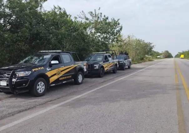 Aparatoso accidente deja dos hombres lesionados en la carretera Chemax-Cobá