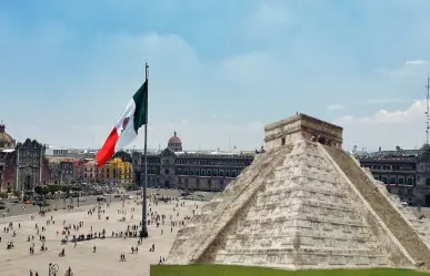 ¿Chichén Itzá en la CDMX? Esto se sabe de la réplica en el Zócalo de la capital