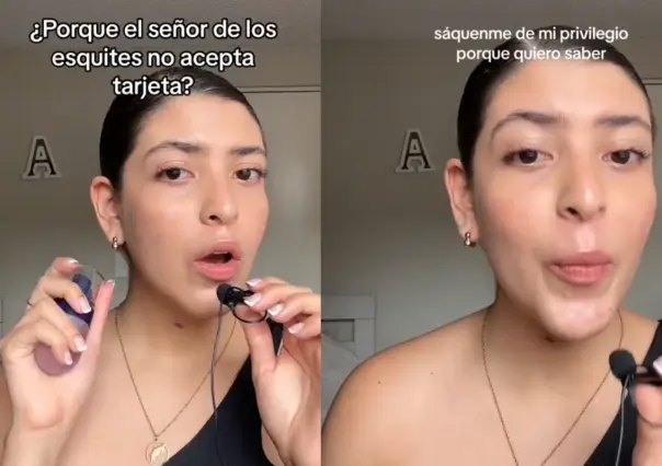 #VIDEO: Influencer se queja de que vendedores ambulantes no aceptan tarjeta