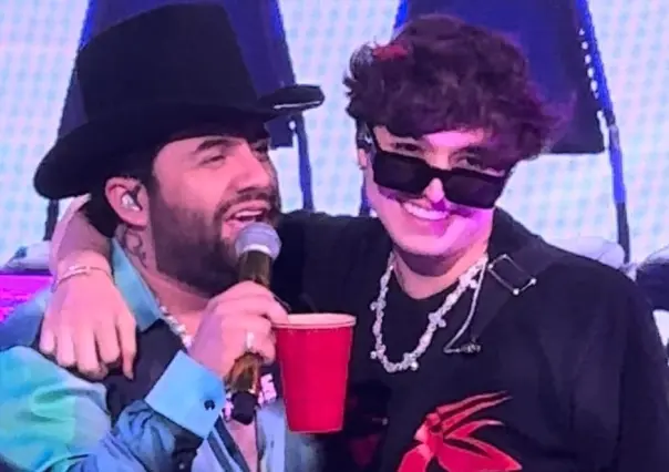 Luis R. Conriquez arma tremenda fiesta en Monterrey junto a Gabito Ballesteros