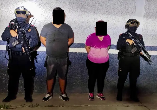Fuerza Civil detiene a pareja con armas en colonia Laderas del Mirador