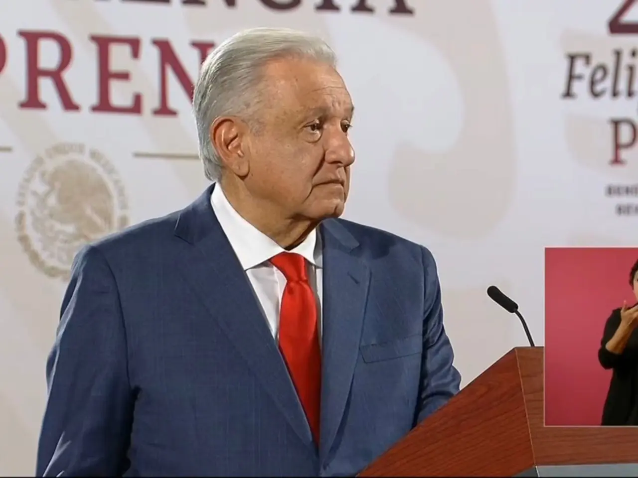 Presidente de México, Andrés Manuel López Obrador.   Foto: Captura de pantalla