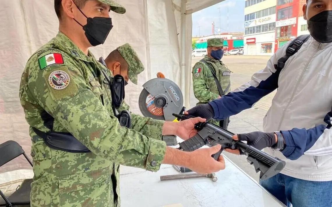 Campaña de canje de armas estará vigente durante el mes de julio. Foto: Redes sociales