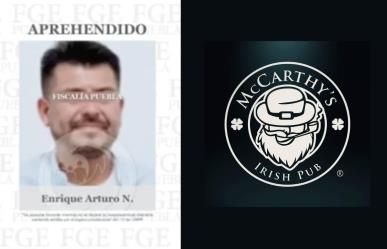 Dueño de McCarthys Irish Pub es detenido por delito de extorsión en Puebla