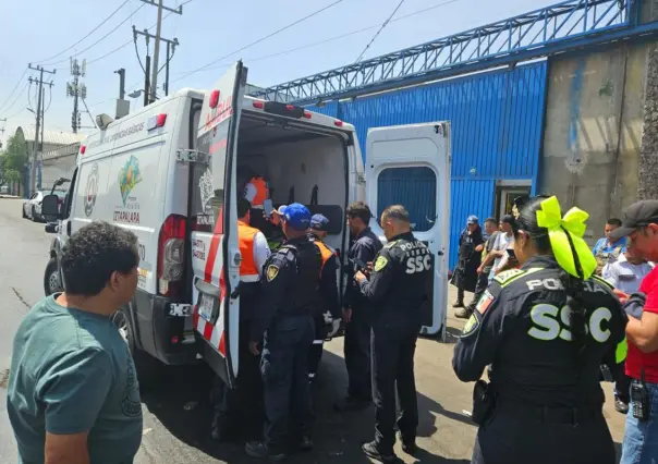 Explota monta cargas y deja a un lesionado en la Central de Abasto