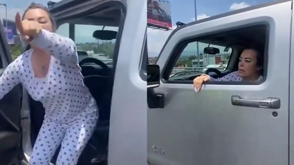 #VIDEO: Surge Lady Collado que al chocar e intentar huir se queda sin gasolina