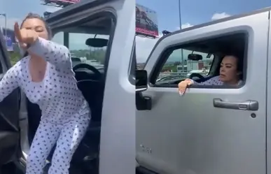 #VIDEO: Surge Lady Collado que al chocar e intentar huir se queda sin gasolina