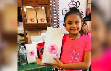 Lea, la primera niña productora de café en Veracruz