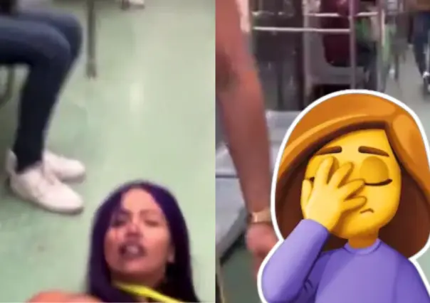 ¡Ya no hay seguridad! Luna Bella graba escenas íntimas en Metro de CDMX