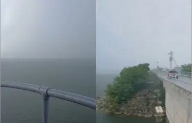 Reportan lluvia en la zona de la presa El Cuchillo (VIDEO)