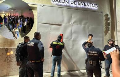 Clausuran salón de fiestas en Torreón con menores alcoholizados y drogas