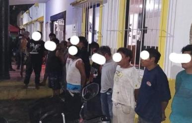 Pleito entre pandillas de Umán: saldo de 18 detenidos