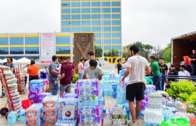 UANL recolecta víveres para familias afectadas por tormenta tropical Alberto