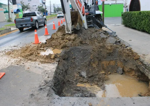 Repara Monterrey el 70 por ciento de hundimientos provocados por lluvias