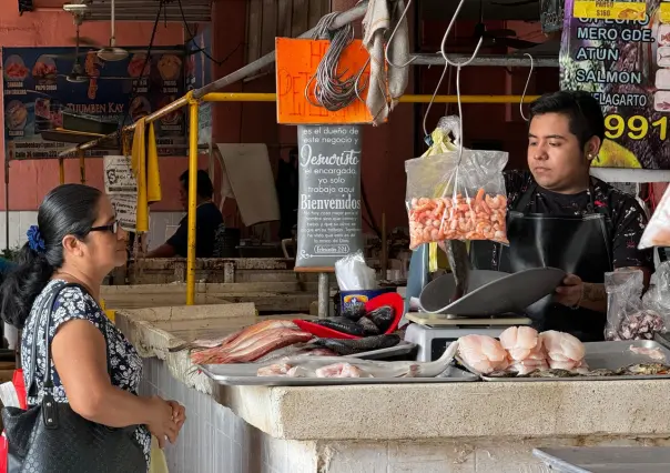 Beryl afectó a vendedores de pescados y mariscos en Mérida