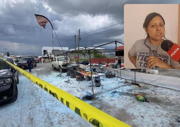 Madre interpone denuncia en FGE tras explosión en puesto de carnitas en Saltillo