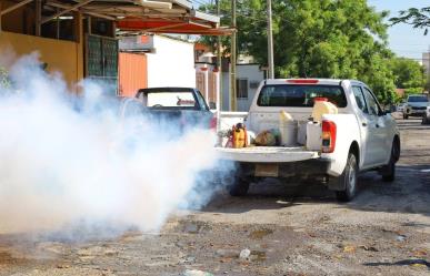 Descacharre y fumigación contra el dengue en Tamaulipas