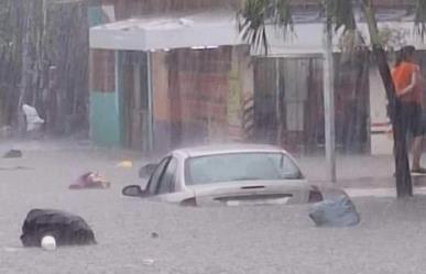 Cae más agua en el puerto de Veracruz que cuando pasó el huracán Stan en 2005