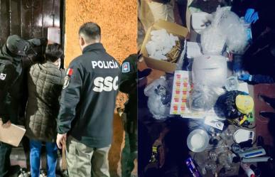 Desarticulan célula de narcomenudeo en GAM, policías de la SSC detienen a uno