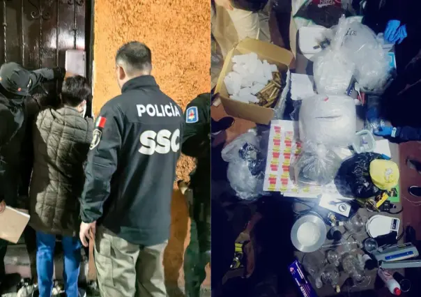 Desarticulan célula de narcomenudeo en GAM, policías de la SSC detienen a uno