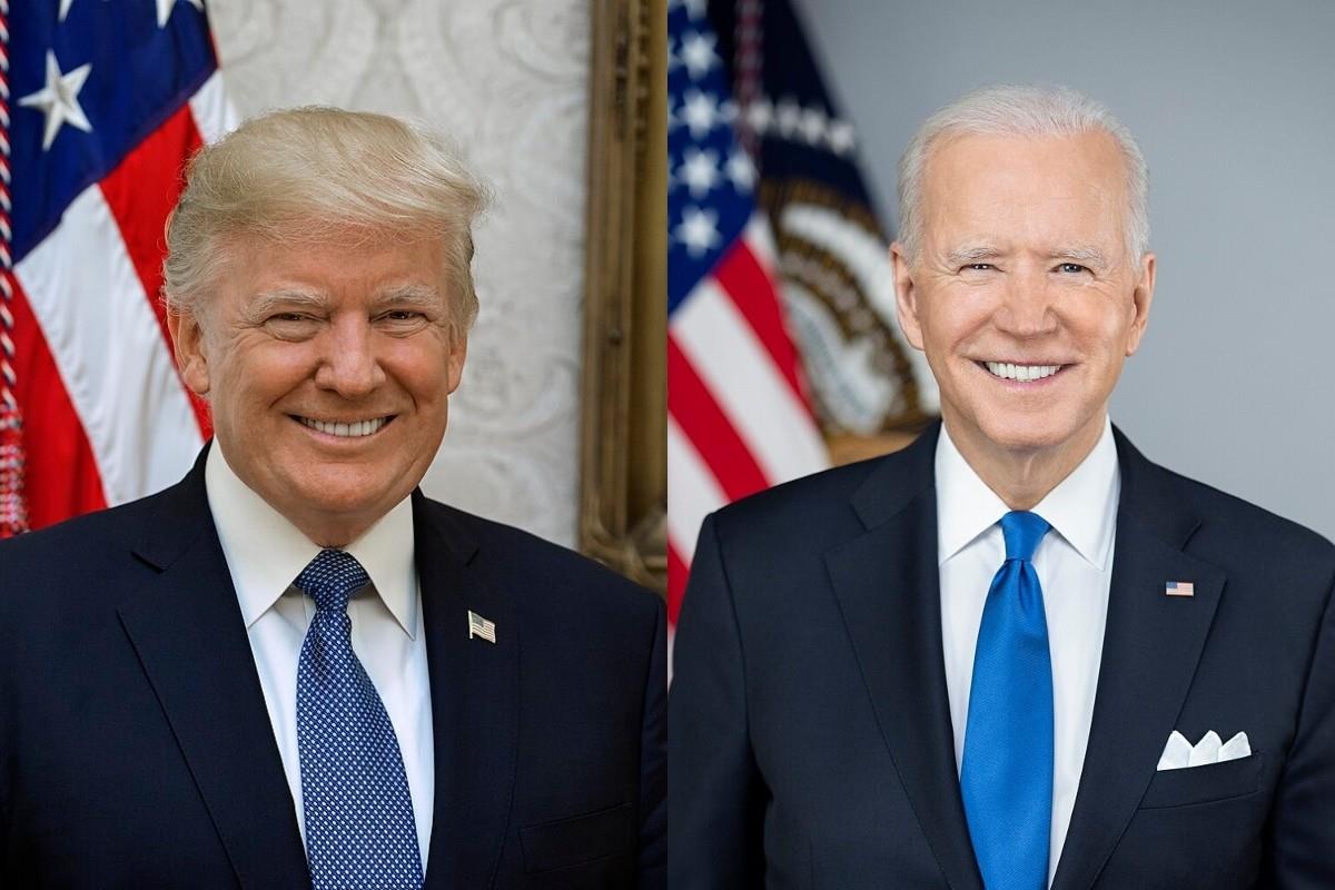 Donald Trump y Joe Biden Foto: Especial