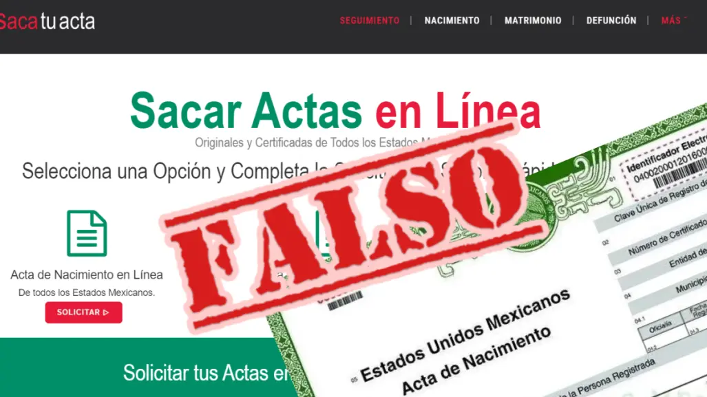 ¡Cuidado! Conoce cómo obtener tu acta de nacimiento en línea sin caer en fraudes