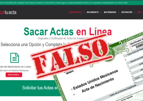 ¡Cuidado! Conoce cómo obtener tu acta de nacimiento en línea sin caer en fraudes