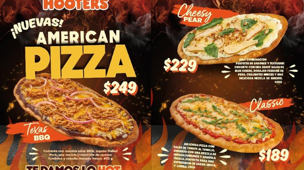 Hooters: ¿Ya probaste sus nuevas American Pizzas?