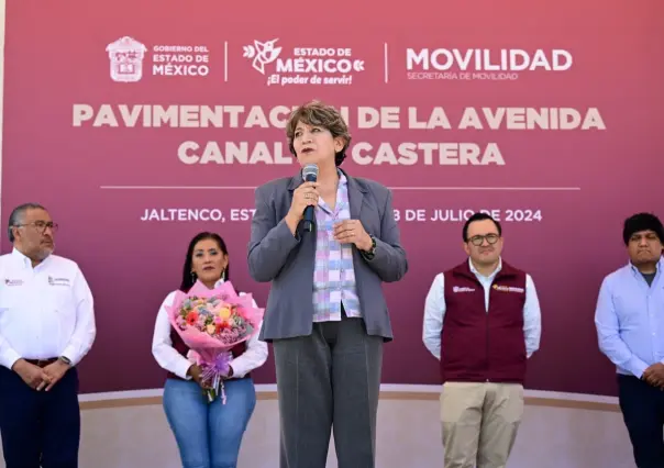 Delfina Gómez: Inician 54 proyectos de movilidad en Edomex