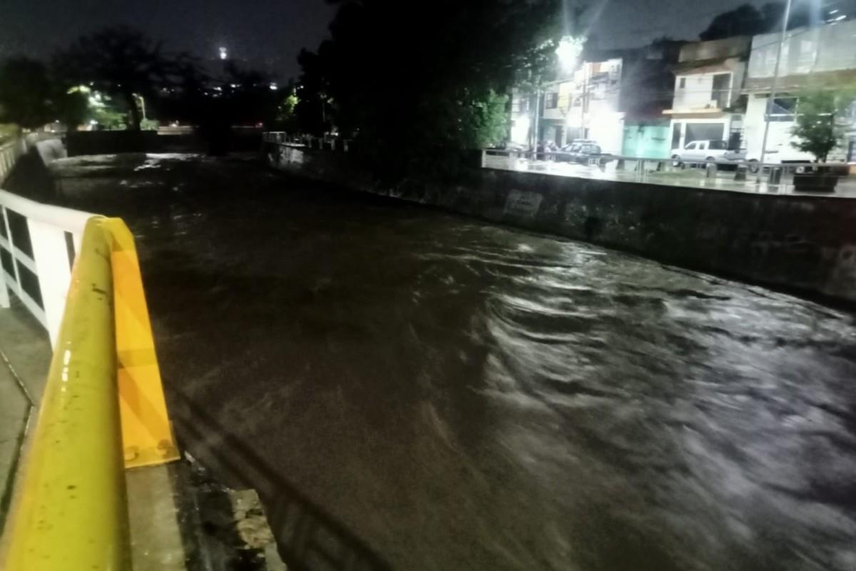 Inundaciones en ríos de Chiapas Foto: X(Twitter) @HDeLaCruzO