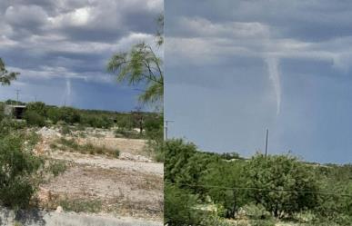 VIDEO: Captan formación de tornado no supercelda en Nueva Rosita, Coahuila