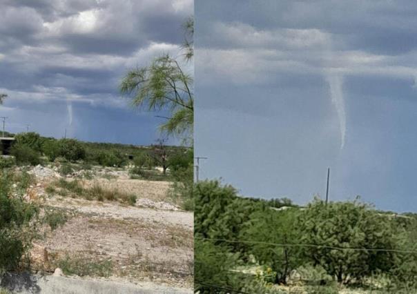 VIDEO: Captan formación de tornado no supercelda en Nueva Rosita, Coahuila