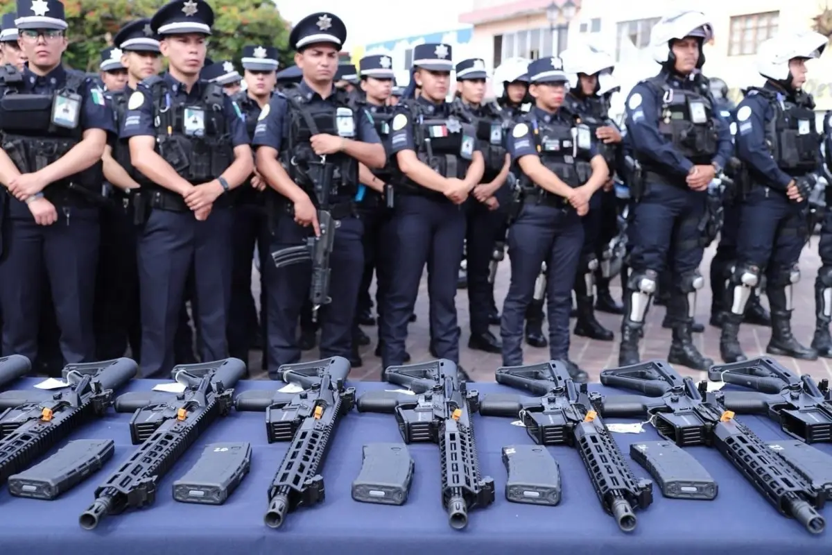 Elementos de la policía de Guanajuato Foto: Cortesía