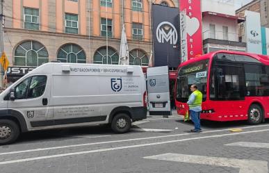 Muere mujer atropellada por unidad de Metrobús en la alcaldía Cuauhtémoc