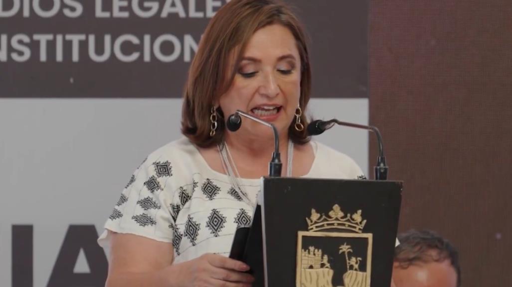 Xóchitl Gálvez le desea éxito a Sheinbaum y asegura que debe perfeccionar al PJ