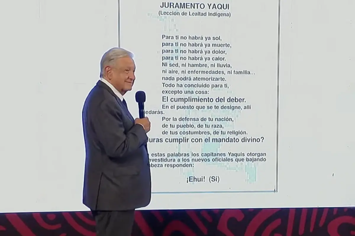 AMLO. Foto: SS de Conferencia de prensa matutina