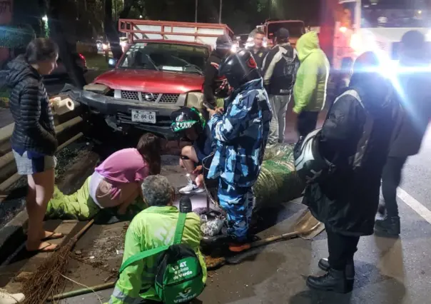 Trabajadores de limpieza atropellados por conductor borracho en Tlalpan