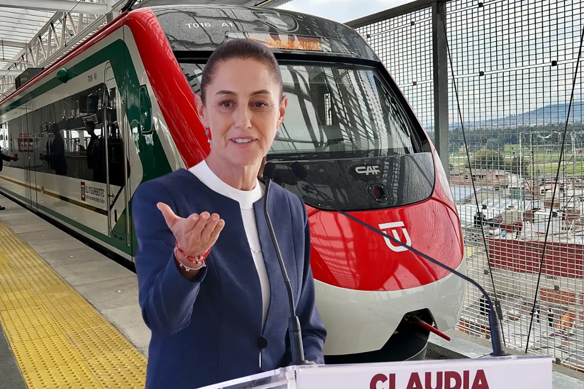 Tren, Claudia Sheinbaum. Foto: Especial