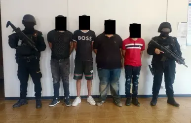 Fuerza Civil detiene a cuatro hombres armados en Linares