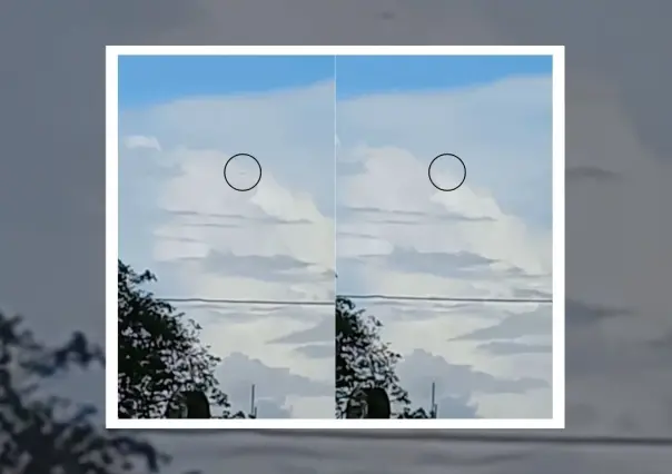 Graba joven supuesto OVNI en el cielo de Tamaulipas (VIDEO)