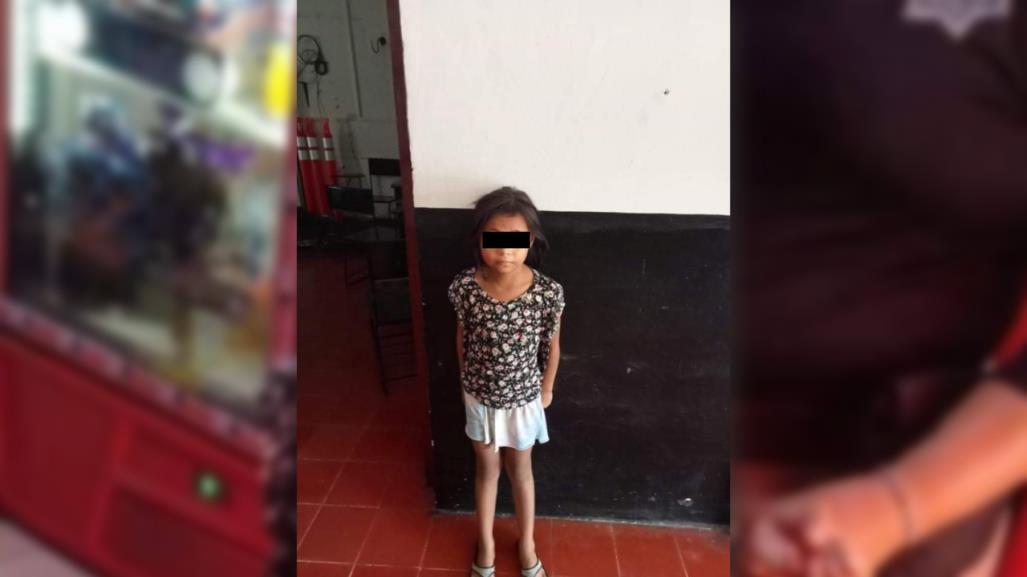 Encuentra a niña de 5 años deambulando sola por las calles de Umán