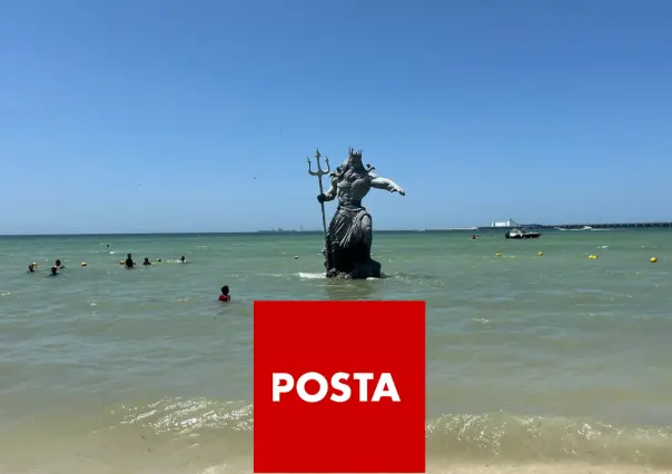 Demandan a la estatua de Poseidón del Puerto de Progreso