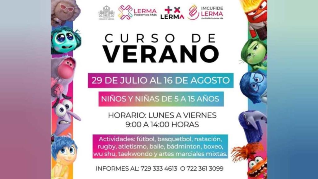 Lerma abre inscripciones para el Curso de Verano Intensamente