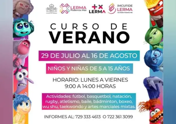 Lerma abre inscripciones para el Curso de Verano Intensamente