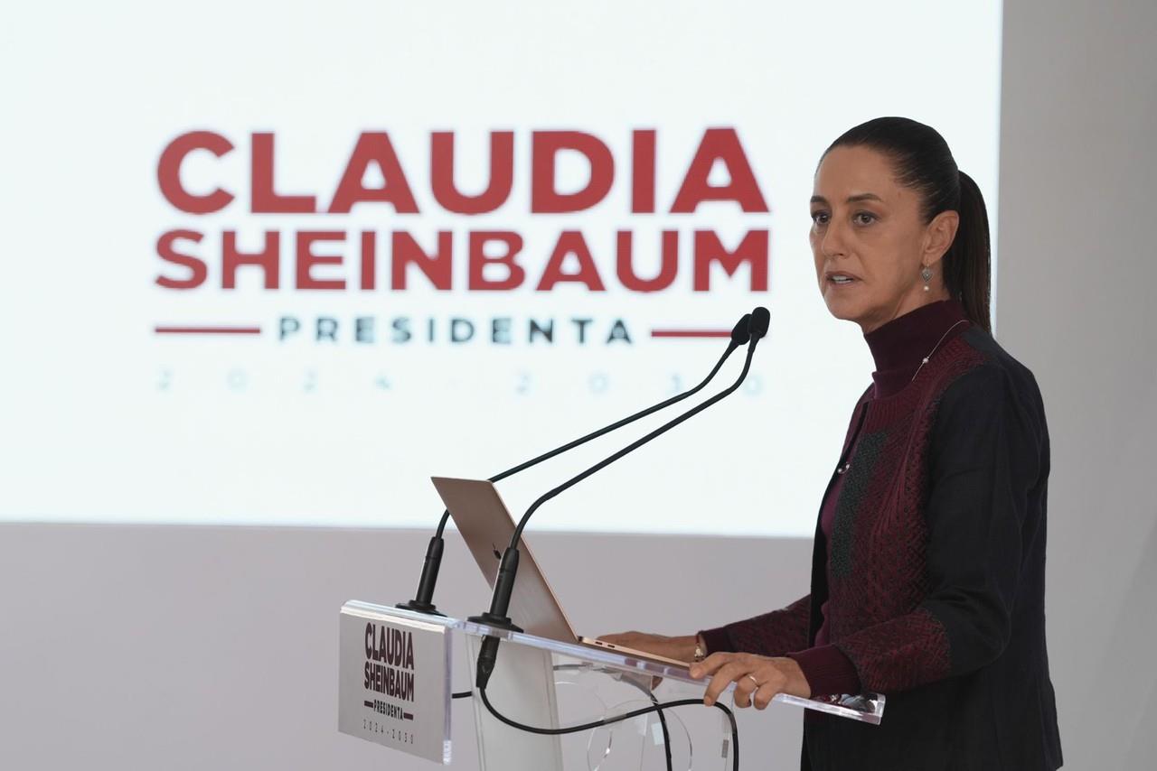 Claudia Sheinbaum kanza su estrategia nacional de relocalización. Foto de Morena.