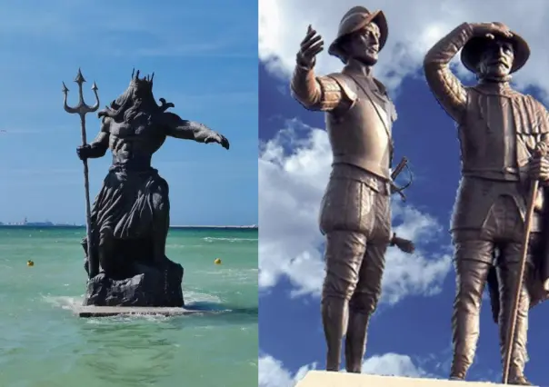 El Poseidón  de Progreso y otras polémicas estatuas de Yucatán