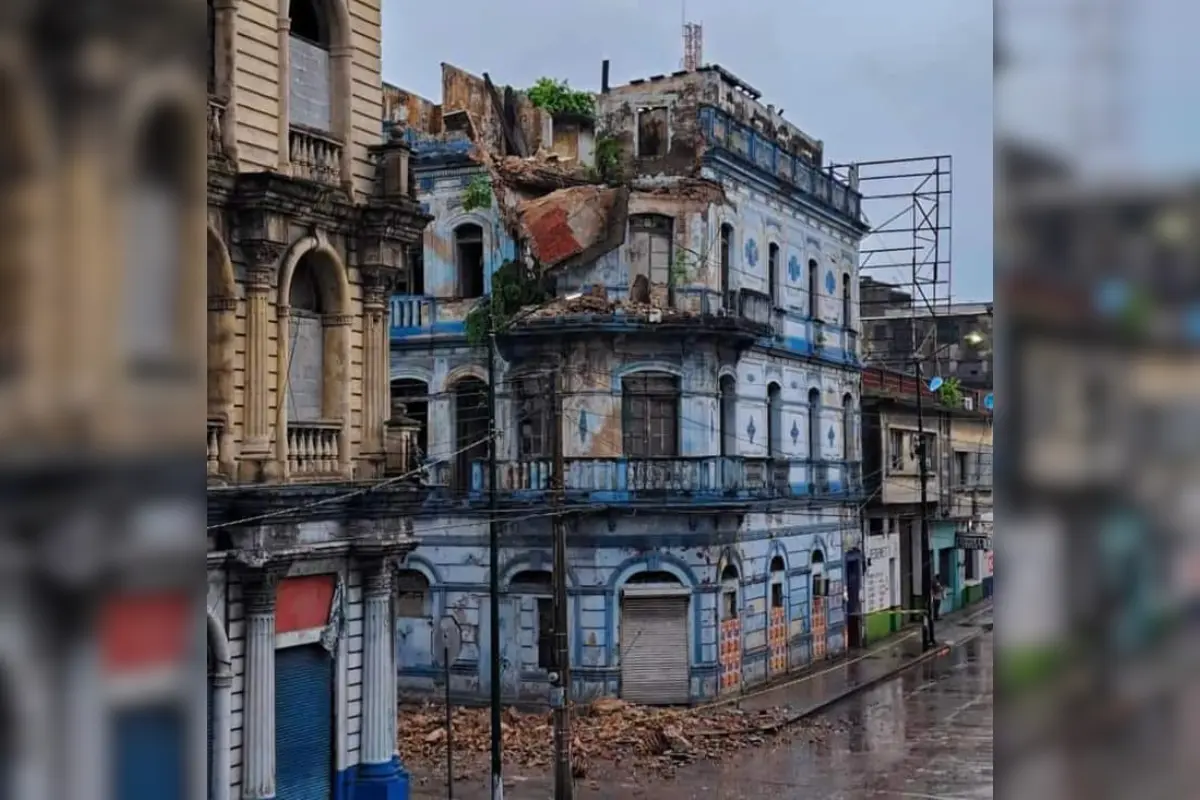 El antiguo edificio data de más de 80 años. Foto: Axel Hassel