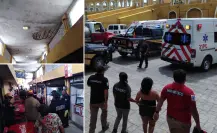 Colapsa parte del techo del mercado de Izamal y deja tres heridos